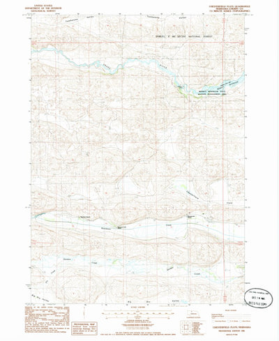 United States Geological Survey Chesterfield Flats, NE (1985, 24000-Scale) digital map