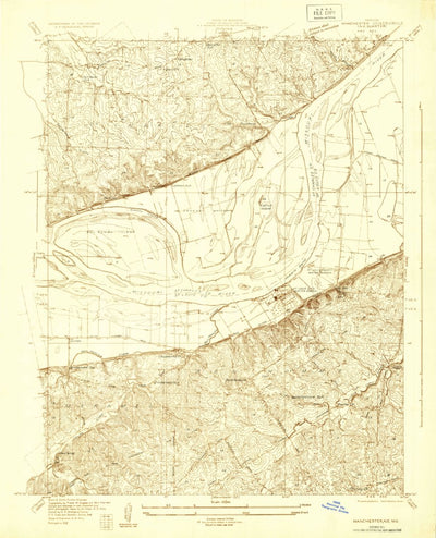 United States Geological Survey Chesterfield, MO (1932, 24000-Scale) digital map