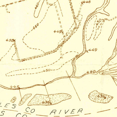 United States Geological Survey Chesterfield, MO (1932, 24000-Scale) digital map