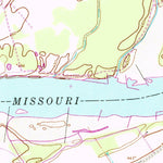 United States Geological Survey Chesterfield, MO (1954, 24000-Scale) digital map