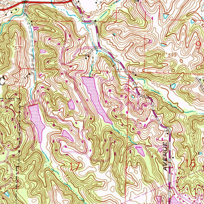 United States Geological Survey Chesterfield, MO (1954, 24000-Scale) digital map