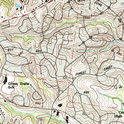 United States Geological Survey Chesterfield, MO (1994, 24000-Scale) digital map