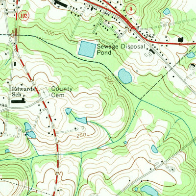 United States Geological Survey Chesterfield, SC (1968, 24000-Scale) digital map