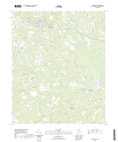 United States Geological Survey Chesterfield, SC (2020, 24000-Scale) digital map