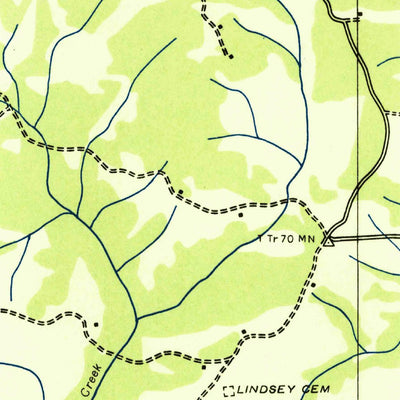 United States Geological Survey Chesterfield, TN (1936, 24000-Scale) digital map