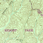 United States Geological Survey Chesterfield, TN (1950, 24000-Scale) digital map