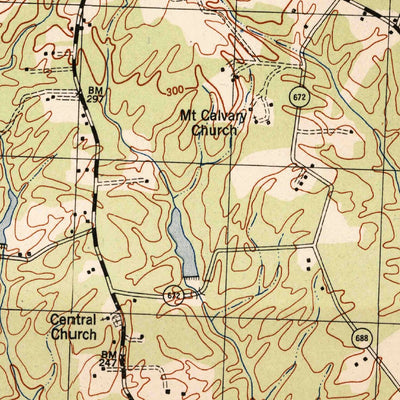 United States Geological Survey Chesterfield, VA (1943, 31680-Scale) digital map