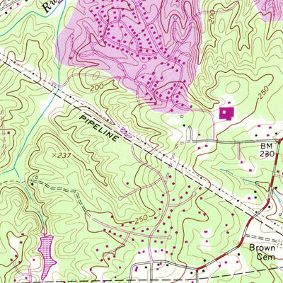 United States Geological Survey Chesterfield, VA (1963, 24000-Scale) digital map