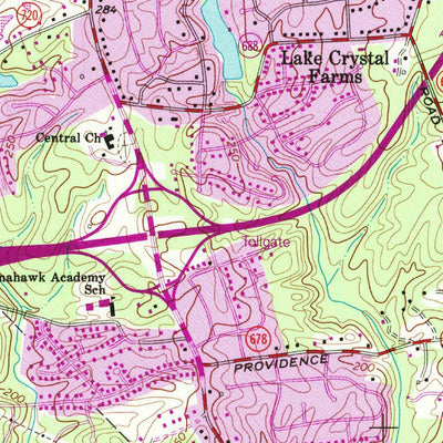 United States Geological Survey Chesterfield, VA (1963, 24000-Scale) digital map