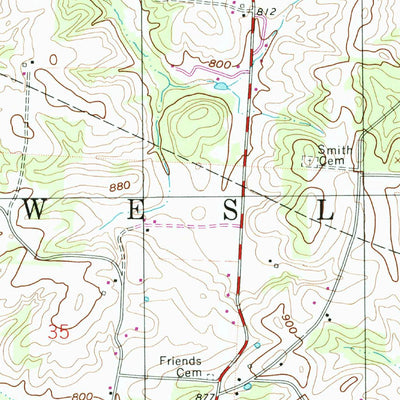 United States Geological Survey Chesterhill, OH (1994, 24000-Scale) digital map
