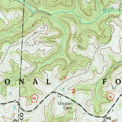 United States Geological Survey Chesterhill, OH (2002, 24000-Scale) digital map