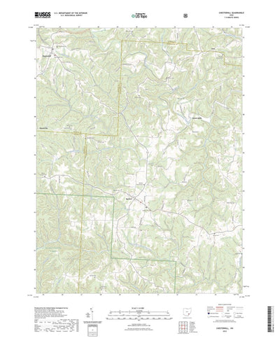 United States Geological Survey Chesterhill, OH (2023, 24000-Scale) digital map