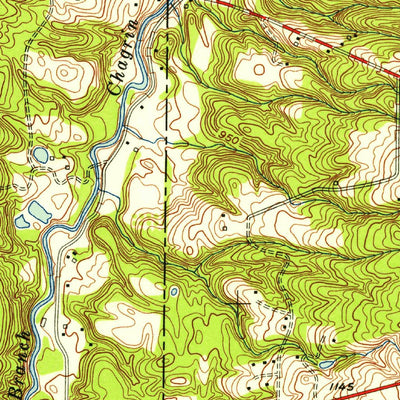 United States Geological Survey Chesterland, OH (1953, 24000-Scale) digital map