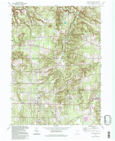 United States Geological Survey Chesterland, OH (1994, 24000-Scale) digital map