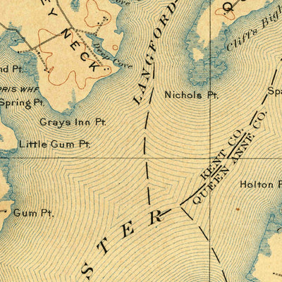 United States Geological Survey Chestertown, MD (1901, 62500-Scale) digital map