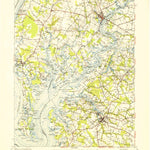 United States Geological Survey Chestertown, MD (1951, 62500-Scale) digital map