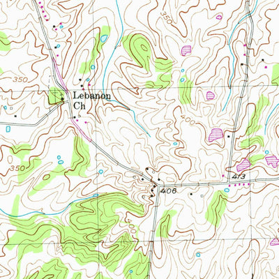 United States Geological Survey Chestnut Bluff, TN (1952, 24000-Scale) digital map