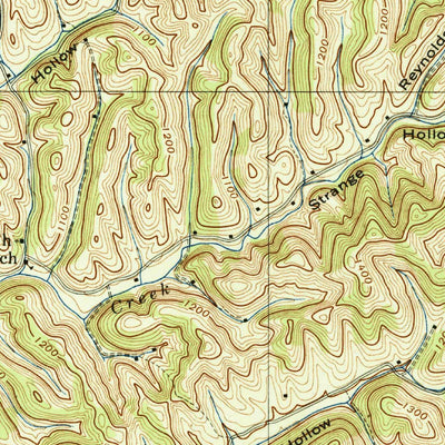United States Geological Survey Chestnut Hill, TN (1940, 24000-Scale) digital map