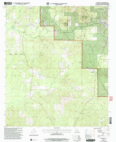 United States Geological Survey Chestnut, LA (2003, 24000-Scale) digital map