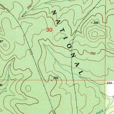 United States Geological Survey Chestnut, LA (2003, 24000-Scale) digital map