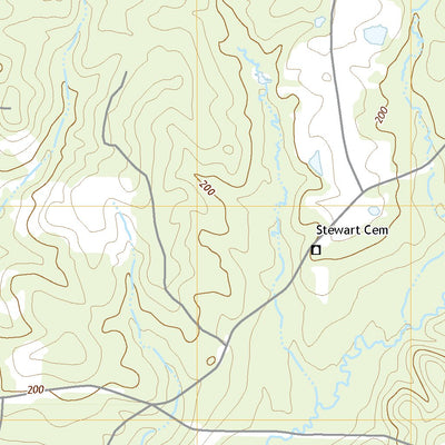 United States Geological Survey Chestnut, LA (2020, 24000-Scale) digital map