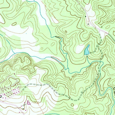 United States Geological Survey Chestnut Mountain, GA (1964, 24000-Scale) digital map
