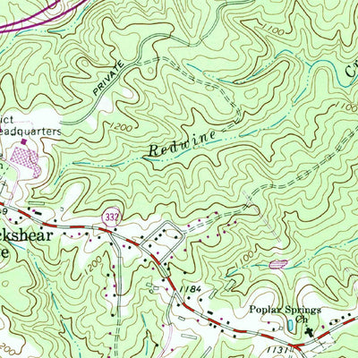 United States Geological Survey Chestnut Mountain, GA (1964, 24000-Scale) digital map