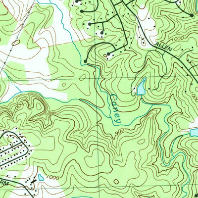 United States Geological Survey Chestnut Mountain, GA (1992, 24000-Scale) digital map
