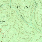 United States Geological Survey Chestnut Mountain, NC (1956, 24000-Scale) digital map