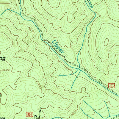 United States Geological Survey Chestnut Mountain, NC (1994, 24000-Scale) digital map