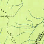 United States Geological Survey Chestoa, TN-NC (1935, 24000-Scale) digital map