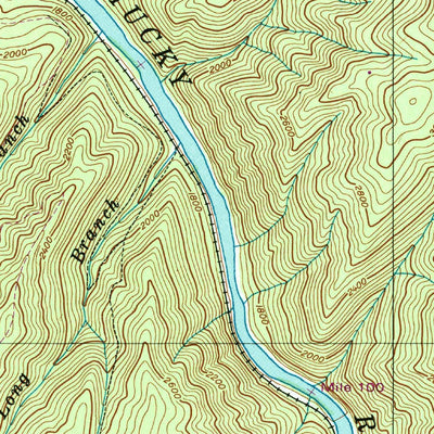 United States Geological Survey Chestoa, TN-NC (1939, 24000-Scale) digital map