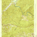 United States Geological Survey Chestoa, TN-NC (1940, 24000-Scale) digital map