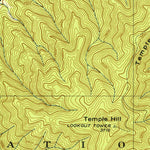 United States Geological Survey Chestoa, TN-NC (1940, 24000-Scale) digital map