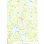 United States Geological Survey Chesuncook, ME (1958, 62500-Scale) digital map