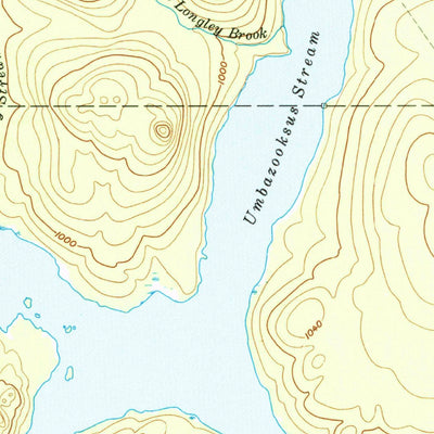 United States Geological Survey Chesuncook, ME (1958, 62500-Scale) digital map