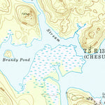 United States Geological Survey Chesuncook, ME (1958, 62500-Scale) digital map