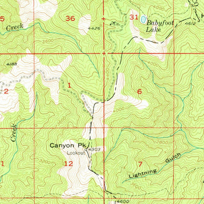 United States Geological Survey Chetco Peak, OR (1954, 62500-Scale) digital map