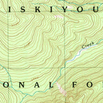 United States Geological Survey Chetco Peak, OR (1989, 24000-Scale) digital map