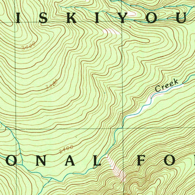 United States Geological Survey Chetco Peak, OR (1989, 24000-Scale) digital map