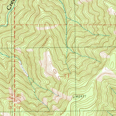 United States Geological Survey Chetco Peak, OR (1989, 24000-Scale) digital map