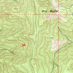 United States Geological Survey Chetco Peak, OR (1998, 24000-Scale) digital map