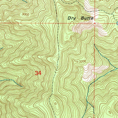 United States Geological Survey Chetco Peak, OR (1998, 24000-Scale) digital map