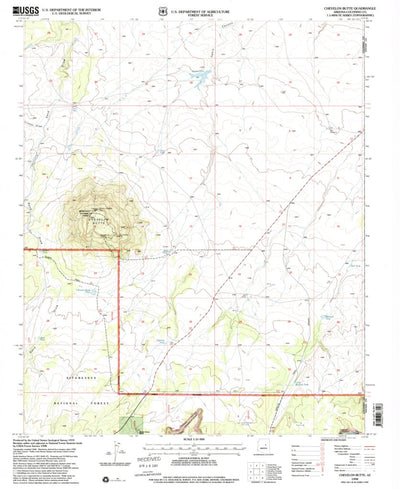 United States Geological Survey Chevelon Butte, AZ (1998, 24000-Scale) digital map