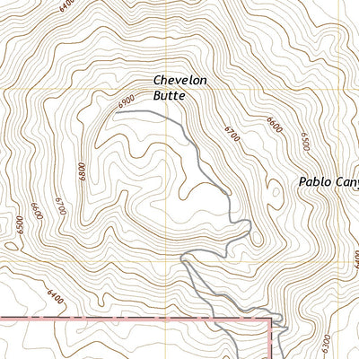 United States Geological Survey Chevelon Butte, AZ (2018, 24000-Scale) digital map