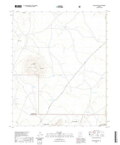 United States Geological Survey Chevelon Butte, AZ (2021, 24000-Scale) digital map