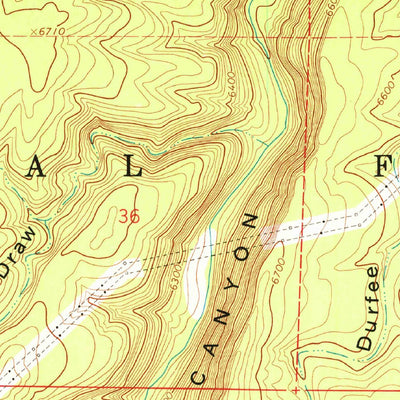 United States Geological Survey Chevelon Crossing, AZ (1965, 24000-Scale) digital map
