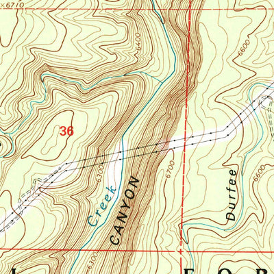 United States Geological Survey Chevelon Crossing, AZ (1998, 24000-Scale) digital map