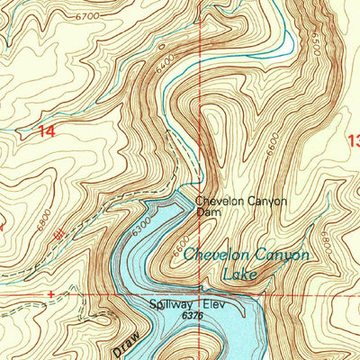 United States Geological Survey Chevelon Crossing, AZ (1998, 24000-Scale) digital map
