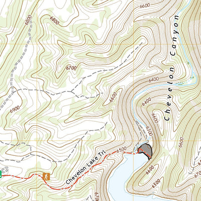 United States Geological Survey Chevelon Crossing, AZ (2021, 24000-Scale) digital map